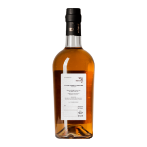 Label Bottle of Gentian in Barrique 700 ml handcrafted liqueur with the intense and fine taste of gentian, carefully aged in oak for a unique experience.
