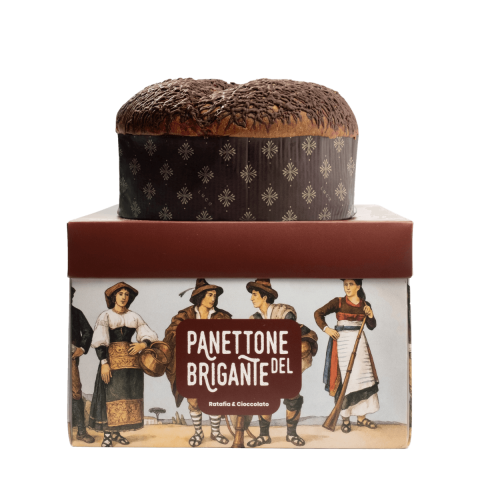 Panettone del Brigante tagliato
